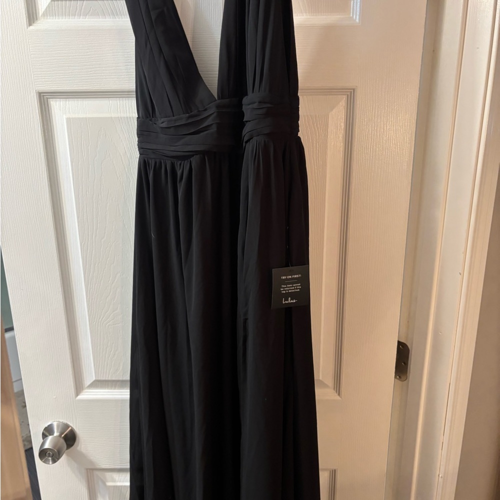 Lulu's Black Maxi Dress